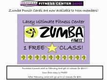 74 The Best Zumba Punch Card Template Free for Ms Word with Zumba Punch Card Template Free