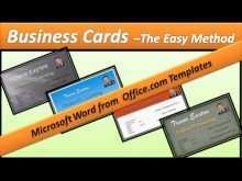 74 Visiting Business Card Template Microsoft Word 2010 For Free by Business Card Template Microsoft Word 2010