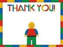74 Visiting Lego Thank You Card Template With Stunning Design with Lego Thank You Card Template