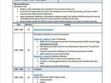 74 Visiting Meeting Agenda Template With Objectives in Photoshop with Meeting Agenda Template With Objectives