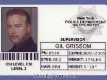74 Visiting Nypd Id Card Template Formating for Nypd Id Card Template