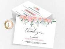 74 Visiting Thank You Name Card Template for Ms Word with Thank You Name Card Template