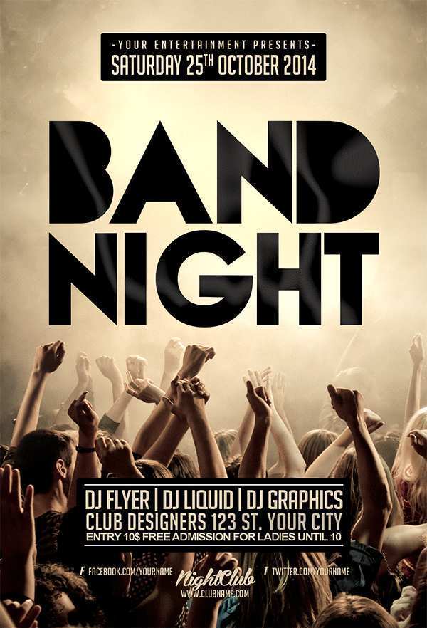 75 Adding Free Band Flyer Templates Download in Word by Free Band Flyer Templates Download