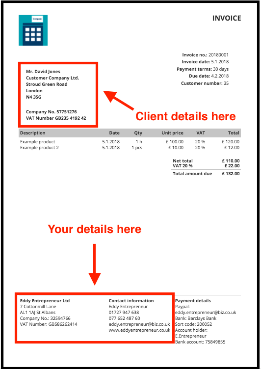 75 Best Company Invoice Template Uk Now with Company Invoice Template Uk
