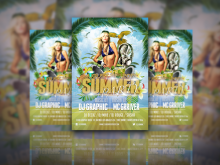 75 Best Free Summer Flyer Template PSD File with Free Summer Flyer Template