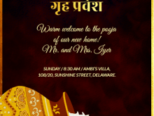 75 Best Invitation Cards Templates For Vastu Shanti Download with Invitation Cards Templates For Vastu Shanti