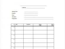 75 Best Meeting Agenda Template Blank Now for Meeting Agenda Template Blank