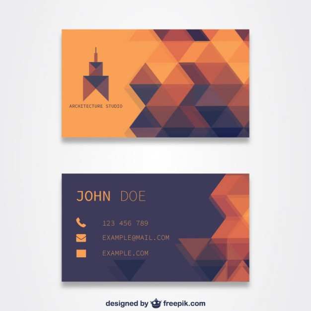 75 Blank Architect Business Card Template Free Download for Architect Business Card Template Free Download