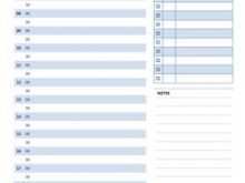 75 Blank Daily Appointment Calendar Template Excel Now by Daily Appointment Calendar Template Excel
