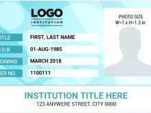 75 Blank Id Card Template On Word Layouts by Id Card Template On Word