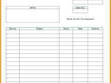 75 Blank Invoice Format In Excel for Ms Word for Blank Invoice Format In Excel