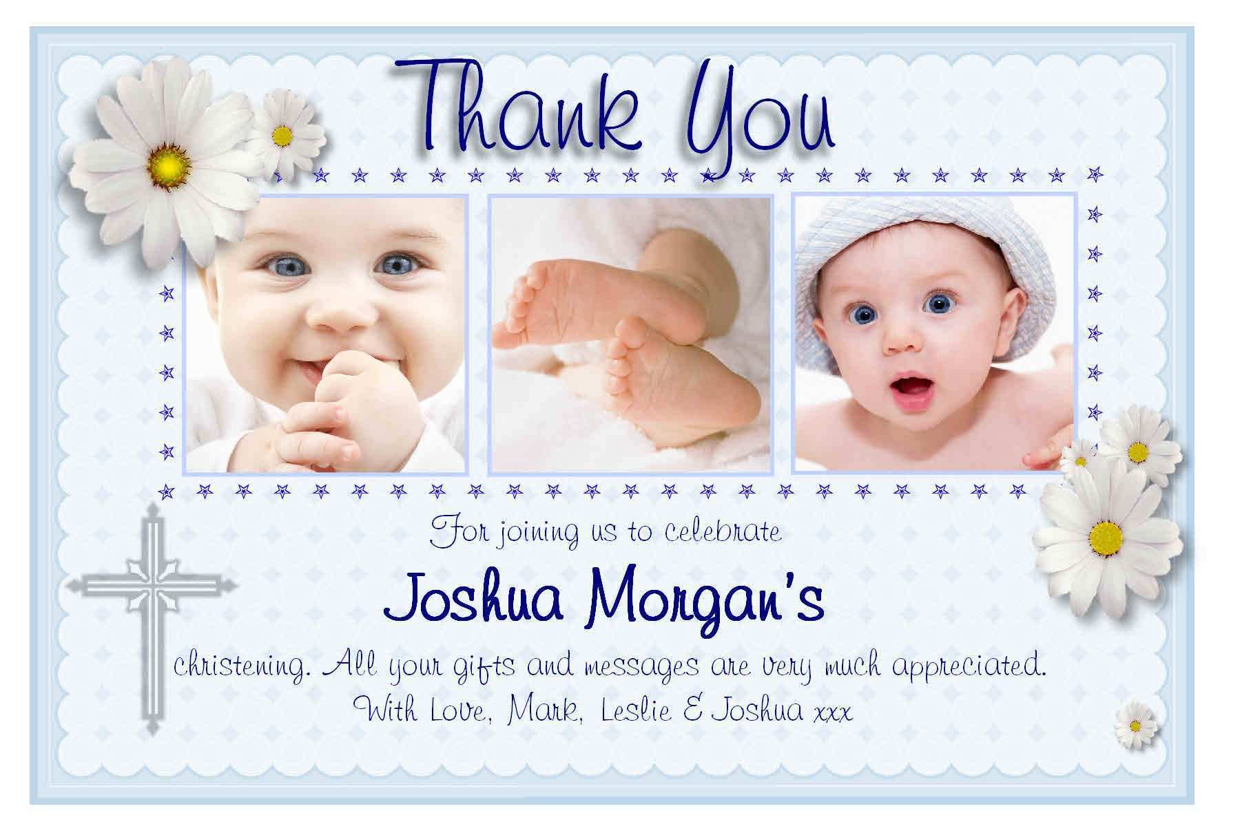 75 Blank Thank You Card Template Baptism Templates with Thank You Card Template Baptism
