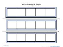 75 Blank Visual Schedule Template Printable Photo for Visual Schedule Template Printable