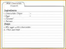 75 Create How To Make Recipe Card Template In Word for Ms Word for How To Make Recipe Card Template In Word