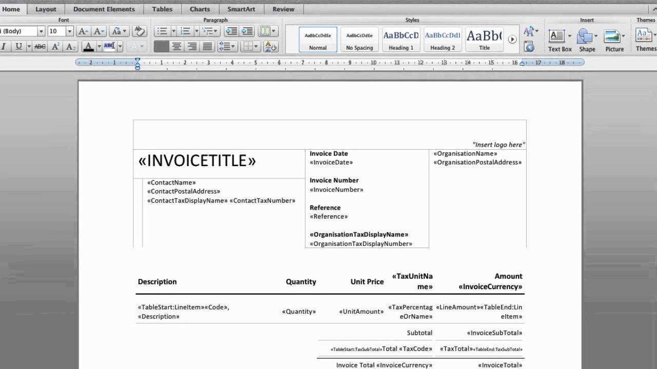 75 Create Invoice Format Docx With Stunning Design with Invoice Format Docx