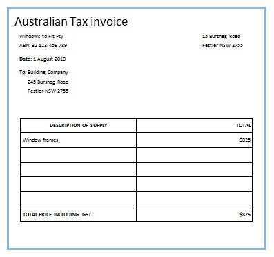 Word Invoice Template 2010 from legaldbol.com
