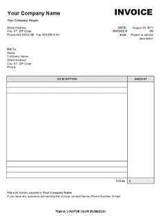 75 Creating Blank Invoice Template To Edit PSD File by Blank Invoice Template To Edit