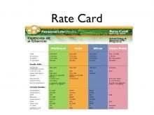 75 Creating Rate Card Template Advertising with Rate Card Template Advertising