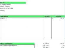 Tax Invoice Format Blank