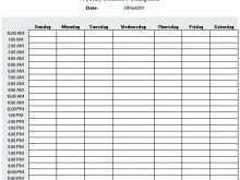 75 Customize 24 Hour Daily Agenda Template Download with 24 Hour Daily Agenda Template