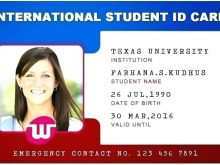 75 Customize Our Free University Id Card Template Templates for University Id Card Template
