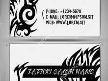 75 Customize Tattoo Business Card Template Download For Free for Tattoo Business Card Template Download