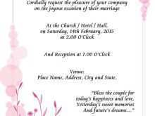 75 Customize Wedding Card Invitation Template Tr Now with Wedding Card Invitation Template Tr