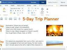 75 Format Vacation Travel Itinerary Template Word For Free by Vacation Travel Itinerary Template Word
