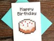 75 Free Minecraft Happy Birthday Card Template Printable For Free with Minecraft Happy Birthday Card Template Printable