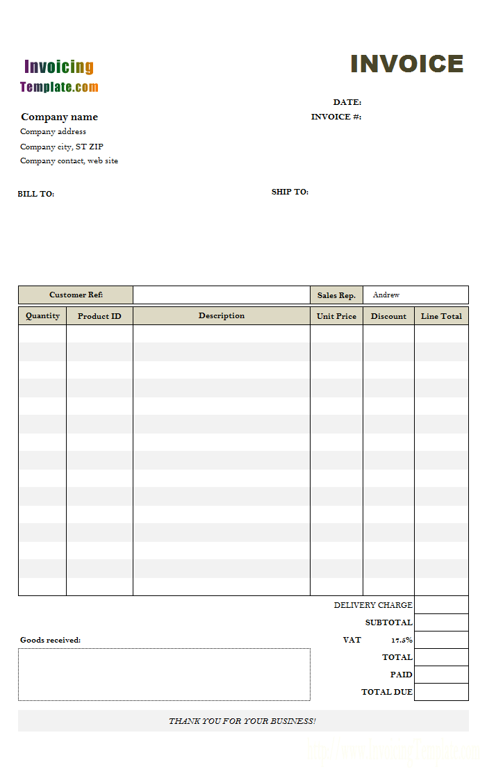 75 Free Printable Tax Invoice Format Vat in Word by Tax Invoice Format Vat