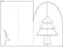 75 How To Create Kirigami Christmas Card Template With Stunning Design by Kirigami Christmas Card Template