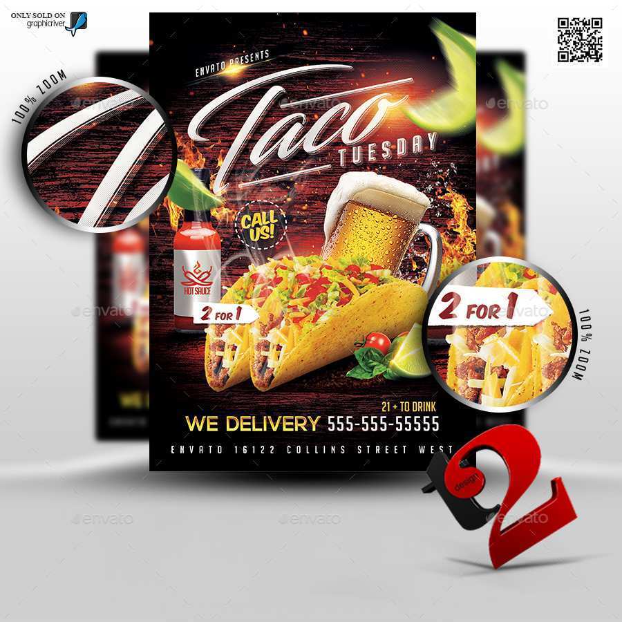 75 How To Create Taco Sale Flyer Template With Stunning Design for Taco Sale Flyer Template