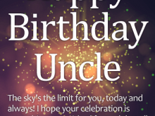 75 How To Create Uncle Birthday Card Template for Ms Word with Uncle Birthday Card Template