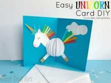 75 Online Unicorn Pop Up Card Template for Ms Word by Unicorn Pop Up Card Template
