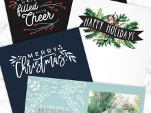 75 Printable Christmas Card Templates Free for Ms Word by Christmas Card Templates Free