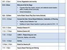 Meeting Agenda Format Examples