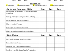 75 Printable Pre K Report Card Template With Stunning Design by Pre K Report Card Template