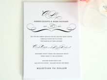 75 Printable Sample Wedding Card Templates For Free for Sample Wedding Card Templates