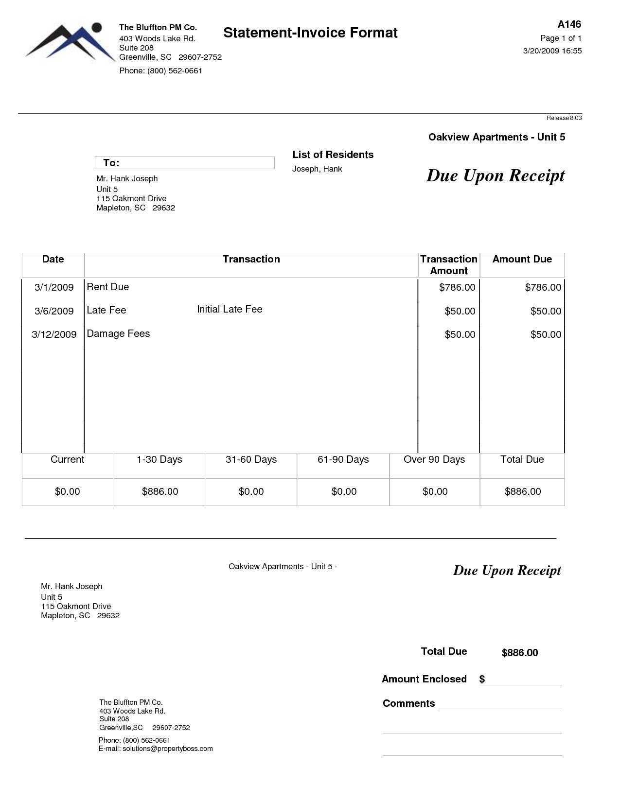 75 Standard Monthly Rent Invoice Template Excel Maker With Monthly Rent Invoice Template Excel Cards Design Templates