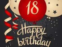 75 The Best 18Th Birthday Card Template Layouts with 18Th Birthday Card Template