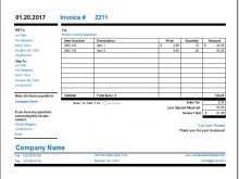 75 The Best Monthly Payment Invoice Template in Word for Monthly Payment Invoice Template