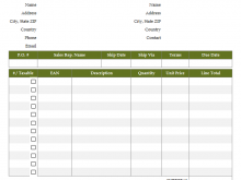 Freelance Stylist Invoice Template