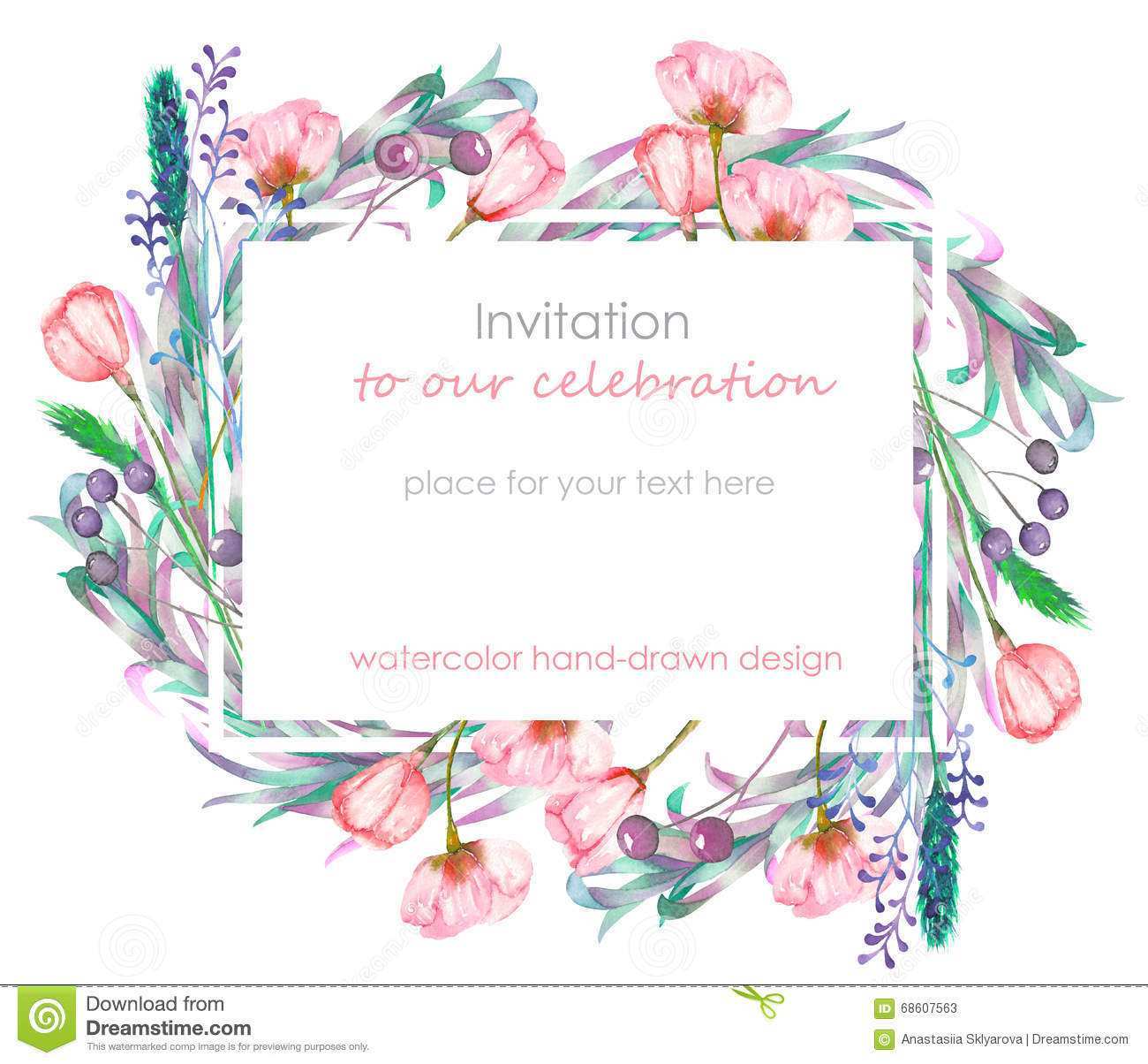 75 Visiting Spring Card Template Free in Word with Spring Card Template Free