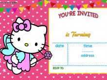 76 Adding Birthday Invitation Card Template Hello Kitty With Stunning Design for Birthday Invitation Card Template Hello Kitty