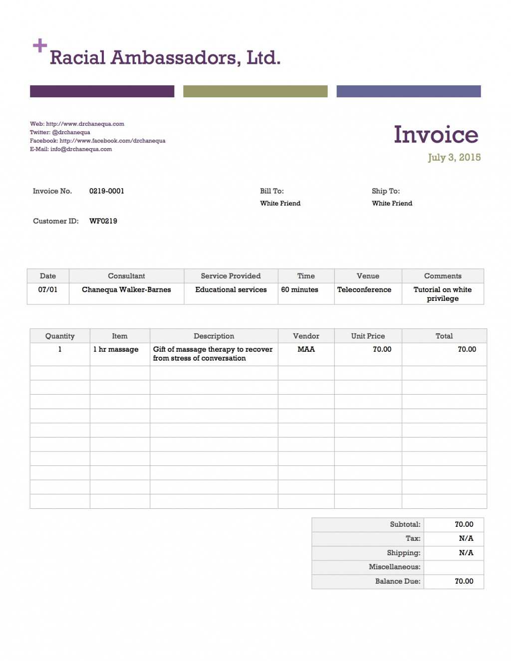 76 Adding General Labor Invoice Template in Word with General Labor Invoice Template