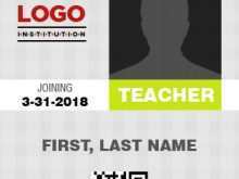 76 Adding Teacher Id Card Template Free With Stunning Design with Teacher Id Card Template Free