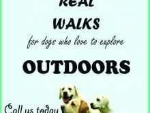 Dog Walking Flyers Templates