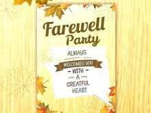 Farewell Party Invitation Card Template Free