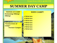 76 Best Free Summer Camp Flyer Template PSD File for Free Summer Camp Flyer Template