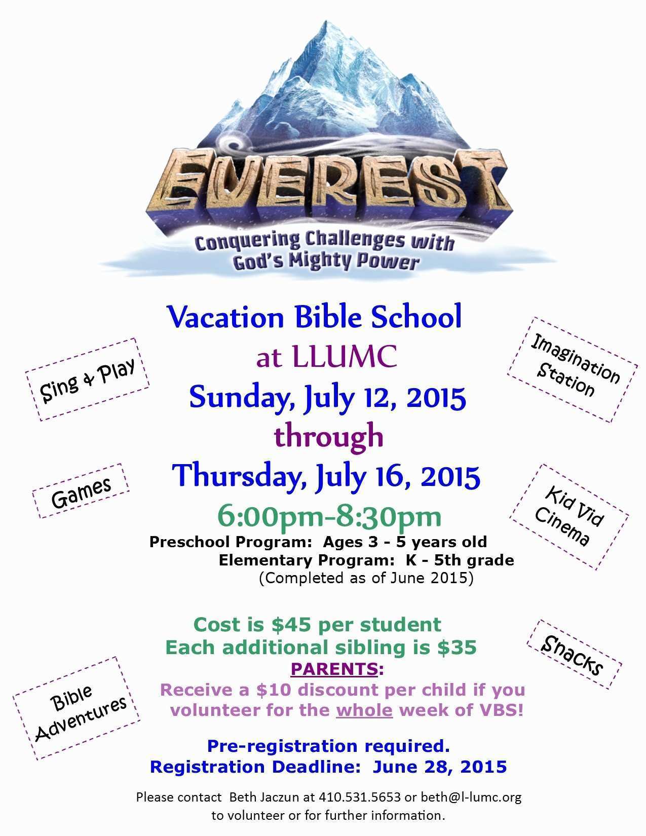 76 Best Free Vbs Flyer Templates PSD File with Free Vbs Flyer Templates